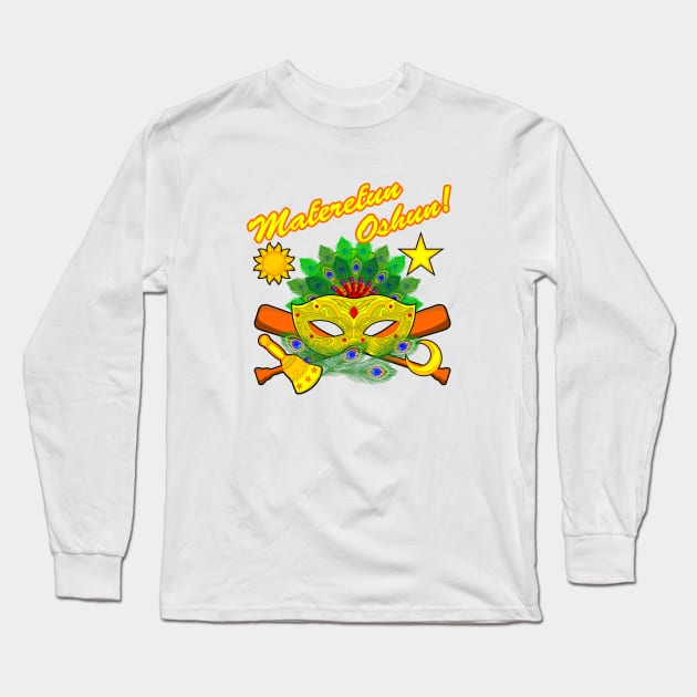 Maferefun Oshun Long Sleeve T-Shirt by Korvus78